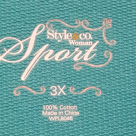 Style & Co. Sport Woman 3X Athleisure Jacket - Picture 3 of 6